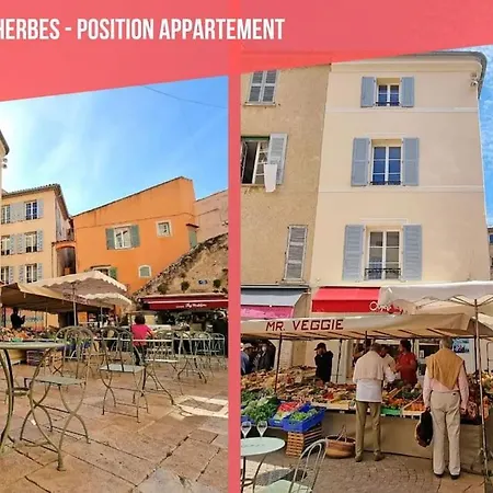 Cosy - Climatisé - 2 Pas Du Port - Place Aux Herbes Appartamento *