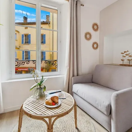 公寓 Cosy - Climatise - 2 Pas Du Port - Place Aux Herbes