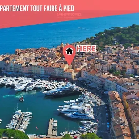 アパート Cosy - Climatise - 2 Pas Du Port - Place Aux Herbes サントロペ