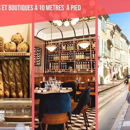 アパート Cosy - Climatise - 2 Pas Du Port - Place Aux Herbes サントロペ